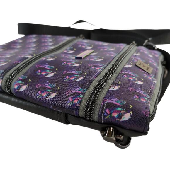 NWOT Post Malone Print Custom Handmade By Suzy Crossbody Bag Adjustable Straps - Picture 10 of 12